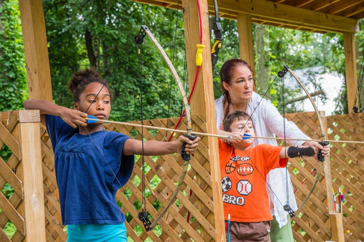 Archery Workshops at Burn Brae Day Camp - Around Ambler