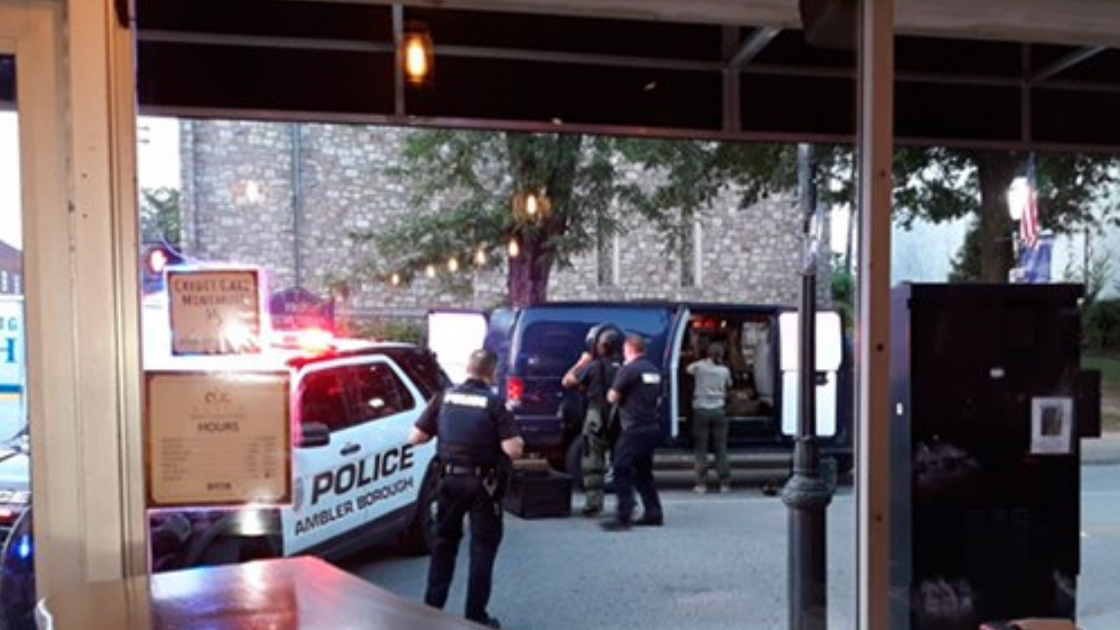 Police Response in Ambler this Morning Around Ambler