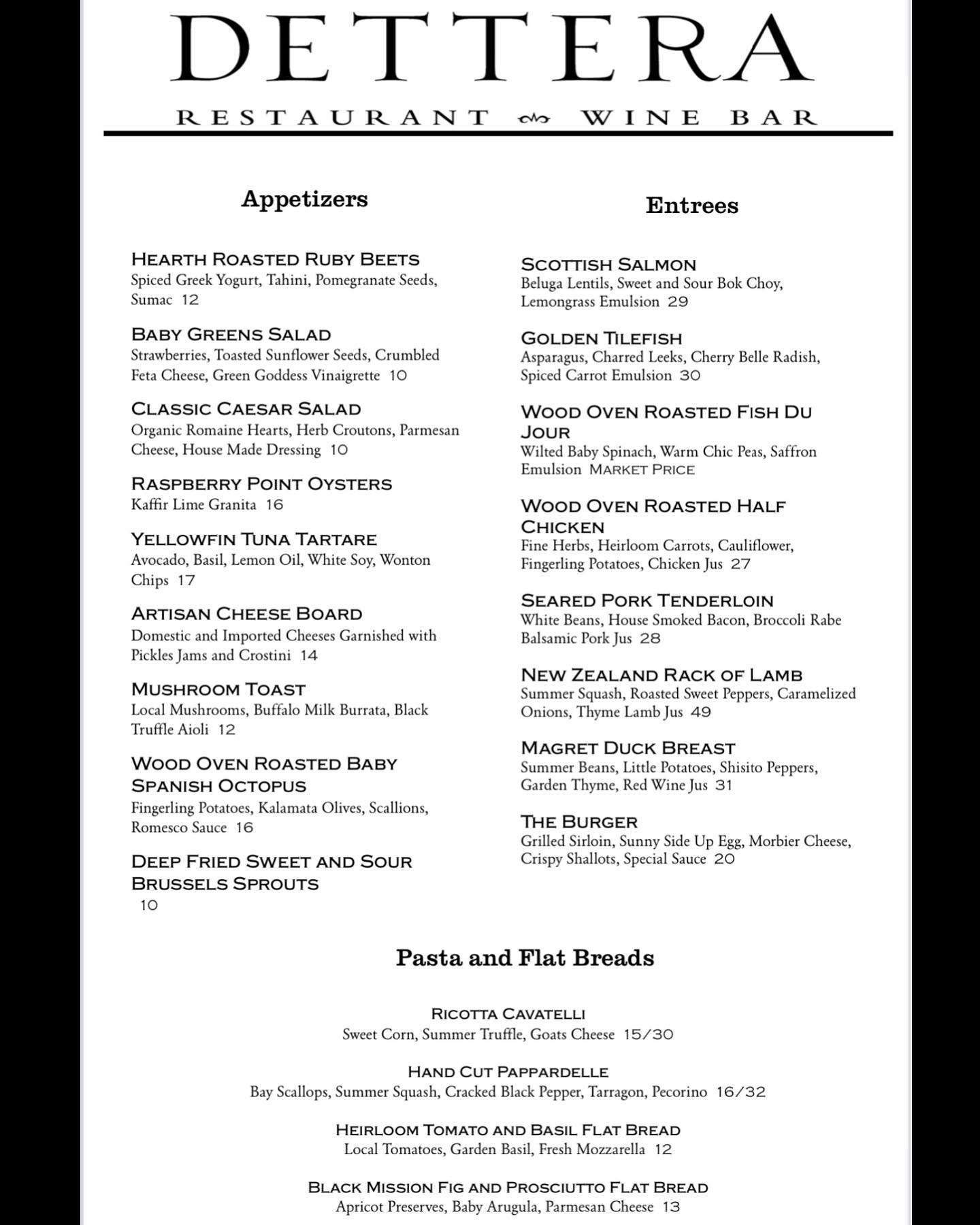 Ambler Restaurant Week Dettera Restaurant & Wine Bar Around Ambler